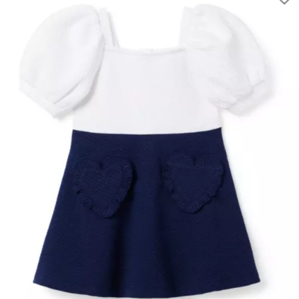 QUILTED HEART POCKET DRESS
